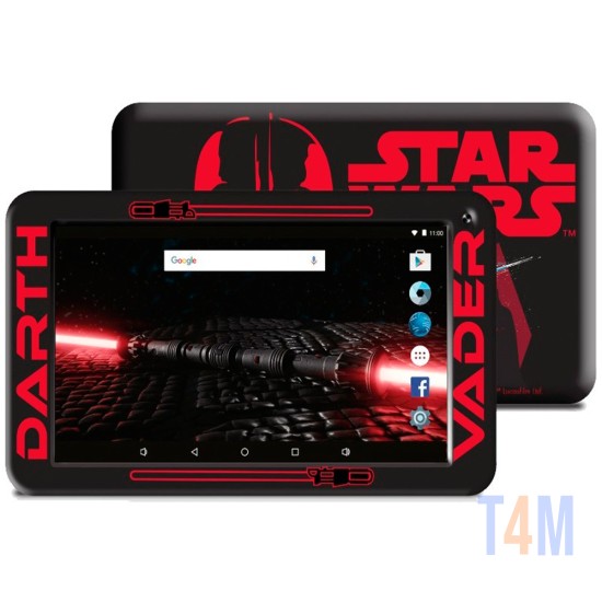 ESTAR DV QUAD STAR WARS 7.0" 1GB/8GB WIFI PRETO COM TAMPA